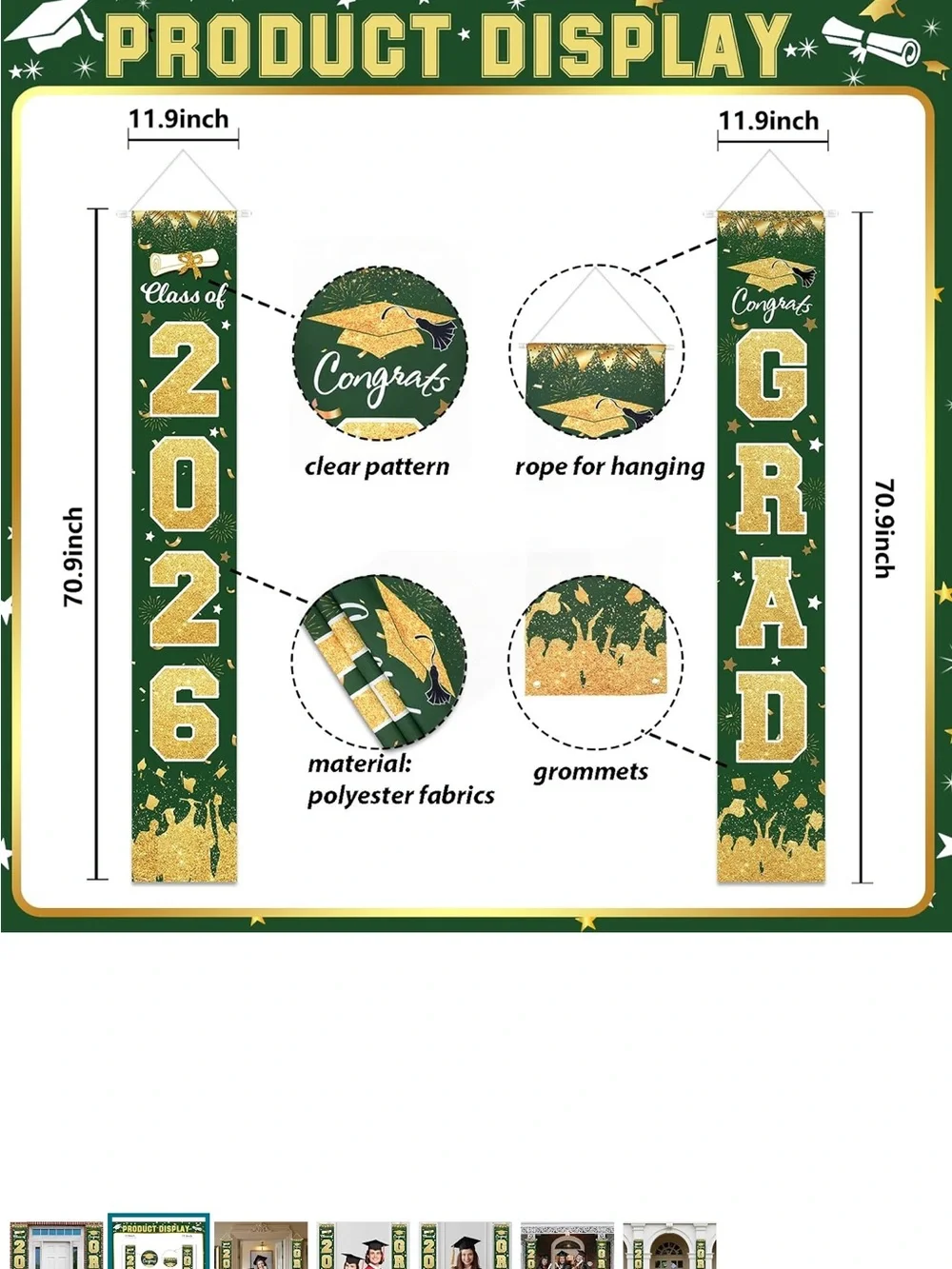 Graduation party deco new never